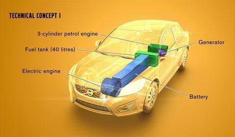 Volvo Range Extender Konzept 1