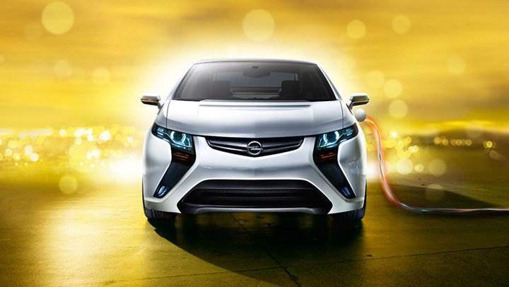 Frontalansicht Opel Ampera