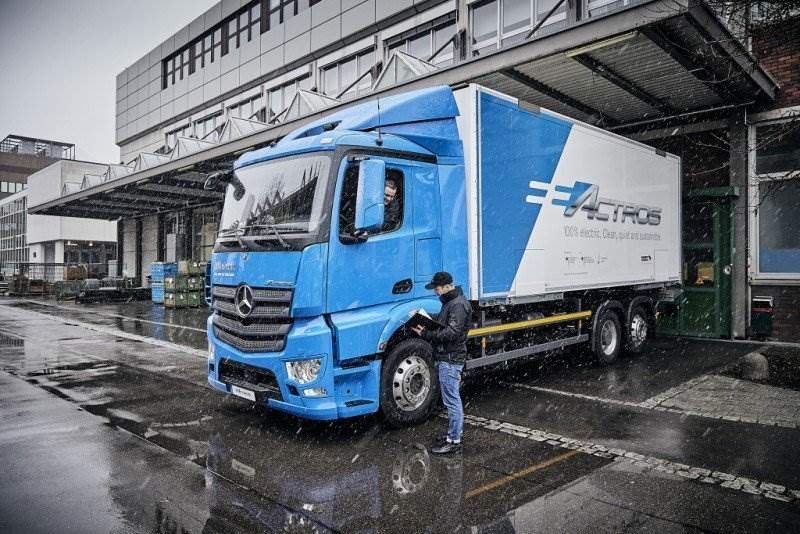 eActros im Einsatz