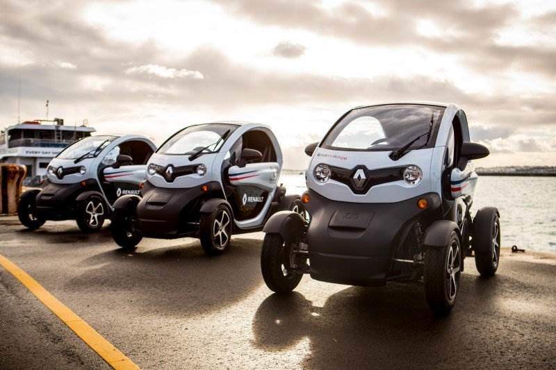 Renault Twizy im Sonnenschein