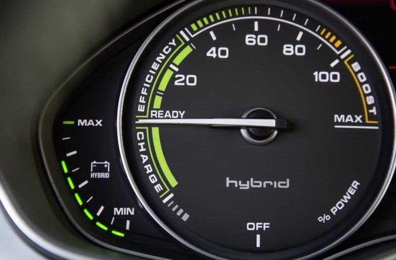 Detailaufnahme des Audi A7 Sportback h-tron quattro