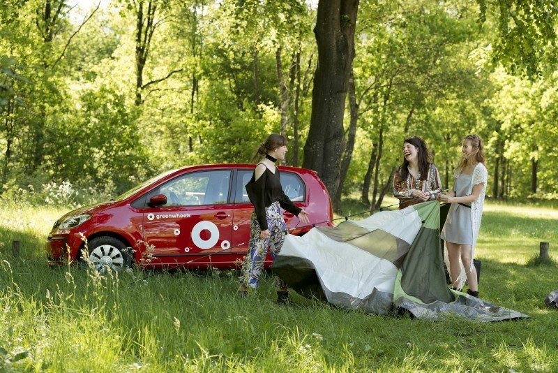 Greenwheels Auto im Freien