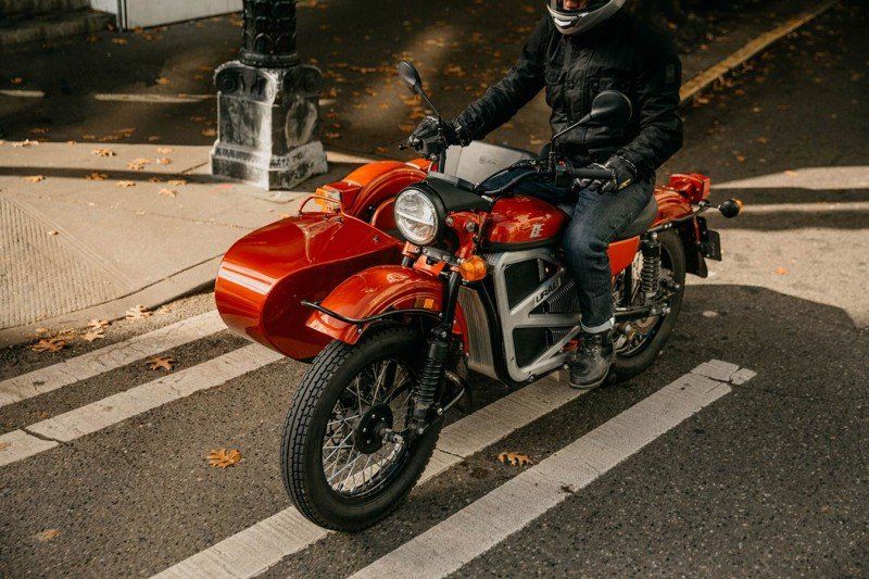 Ural Electric Prototype E-Motorrad mit Beiwagen (1)