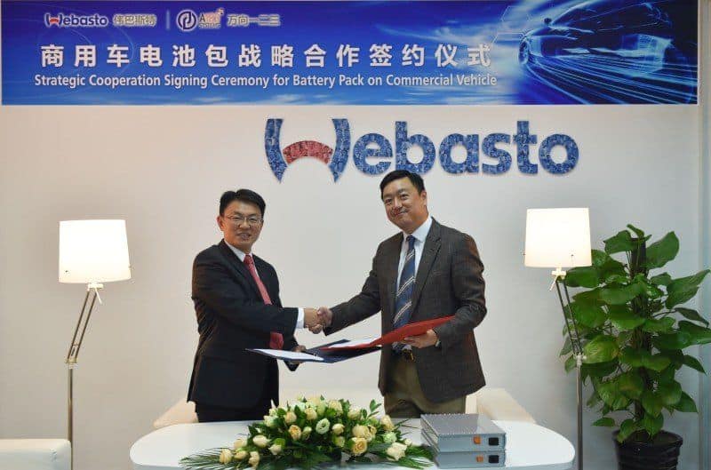 Kooperation von Webasto und Wanxiang A123