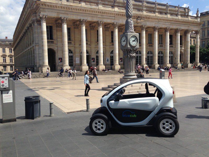 Renault Twizy parkend