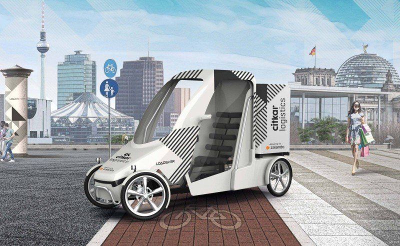 E-Cargo-Bike „Loadster“ von citkar