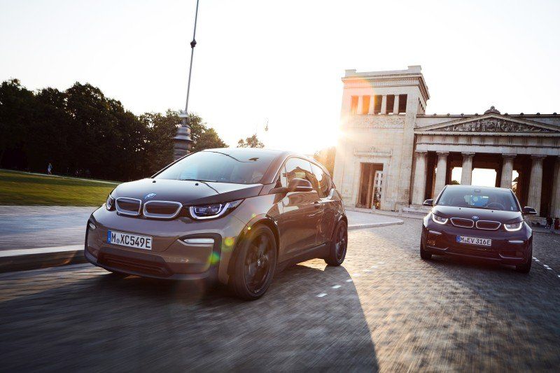 BMW i3 während der Fahrt