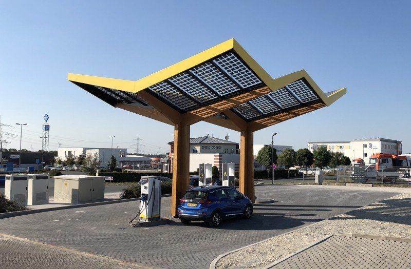 Fastned Ladestation Aufnahme