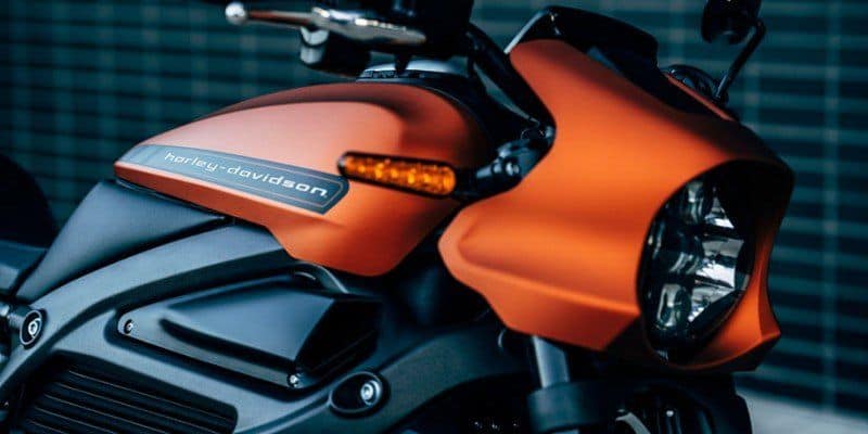 Detailaufnahme der Harley-Davidson Livewire