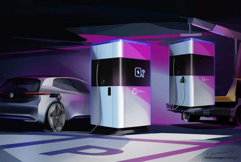 Mobile Schnellladesäule von Volkswagen geht ab 2020 in Serienfertigung