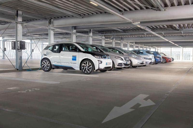 TRUMPF Parkhaus mit fast 90 Ladepunkten