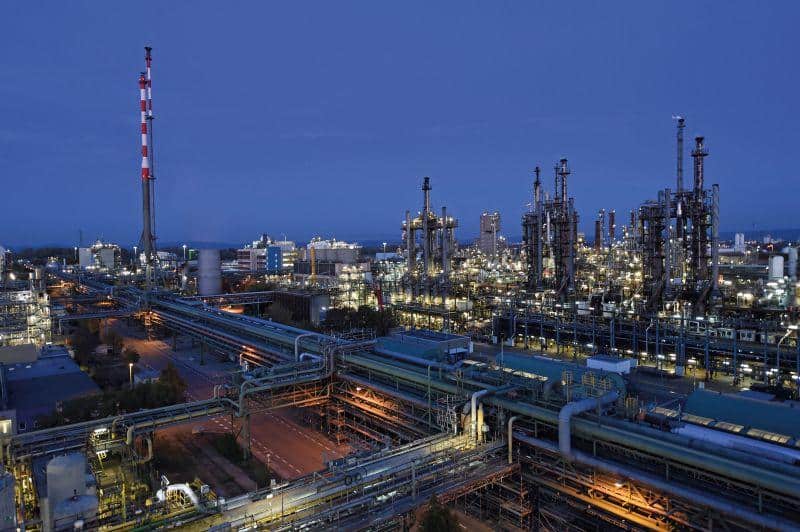 Ammoniakanlage am Standort Ludwigshafen