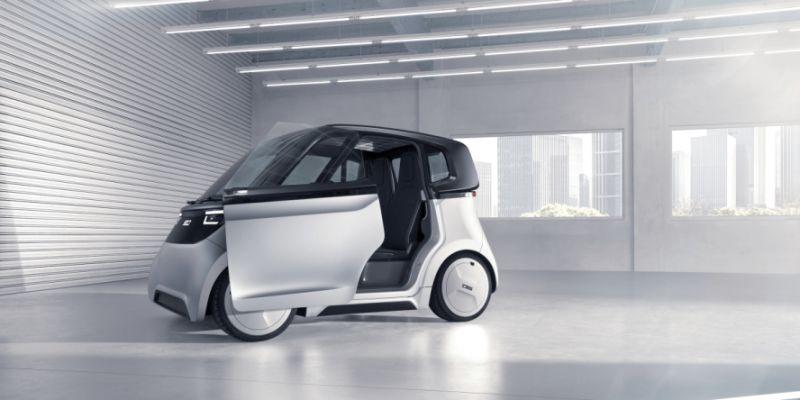 Elektro-Kleinwagen SVEN Seitenansicht