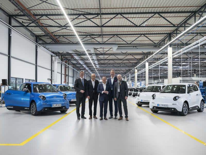 Marcel Philipp, Hans-Joachim Stuck, Armin Laschet, Prof. Günther Schuh und Prof. Ulrich Rüdiger (v.l.n.r.)