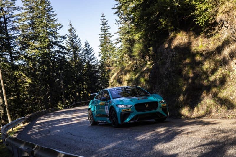 Jaguar I-PACE am legendären Col de Turini