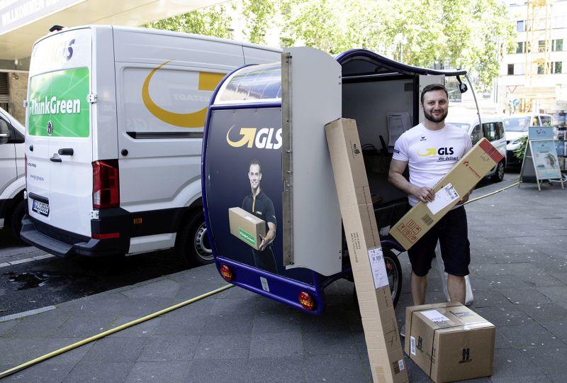 GLS City-Logistik Düsseldorf im Einsatz