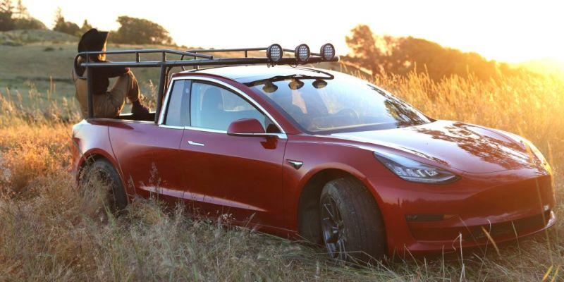 Truckla - Umbau eines Tesla Model 3
