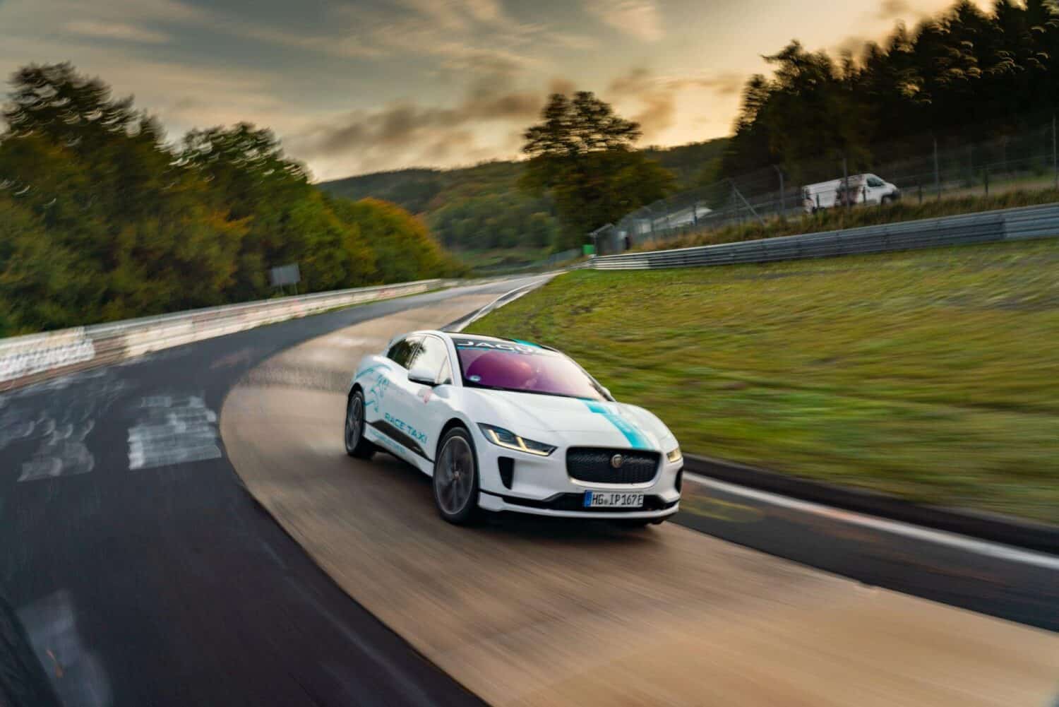 Jaguar I-PACE eTAXI Nürburgring