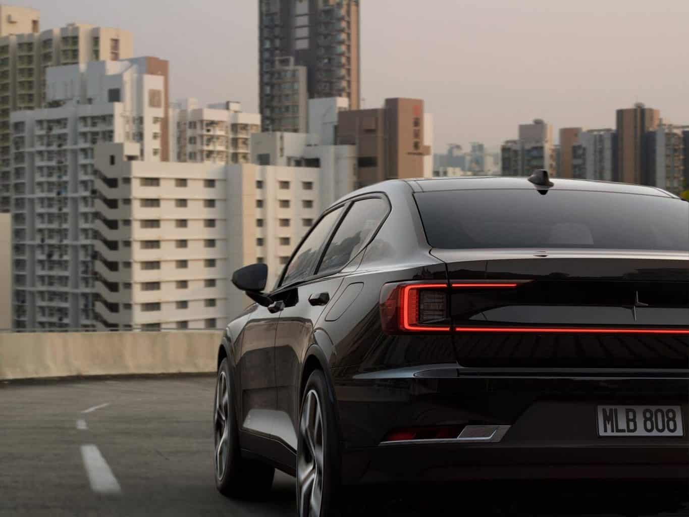 Polestar 2 Heckansicht