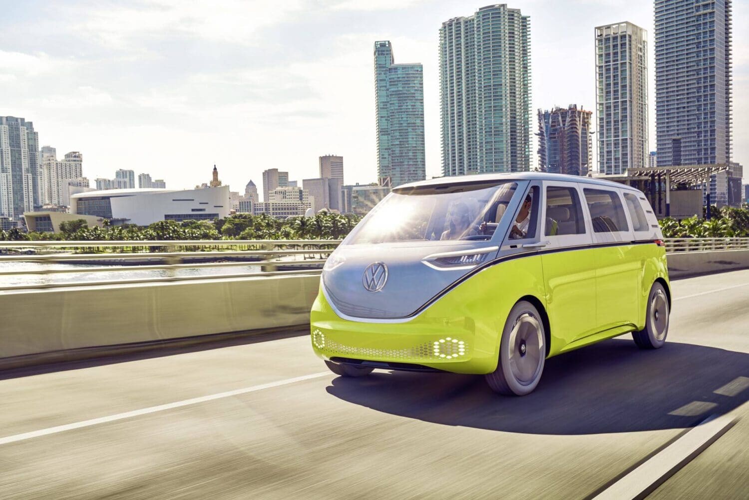 VW ID. BUZZ in Qatar im Einsatz