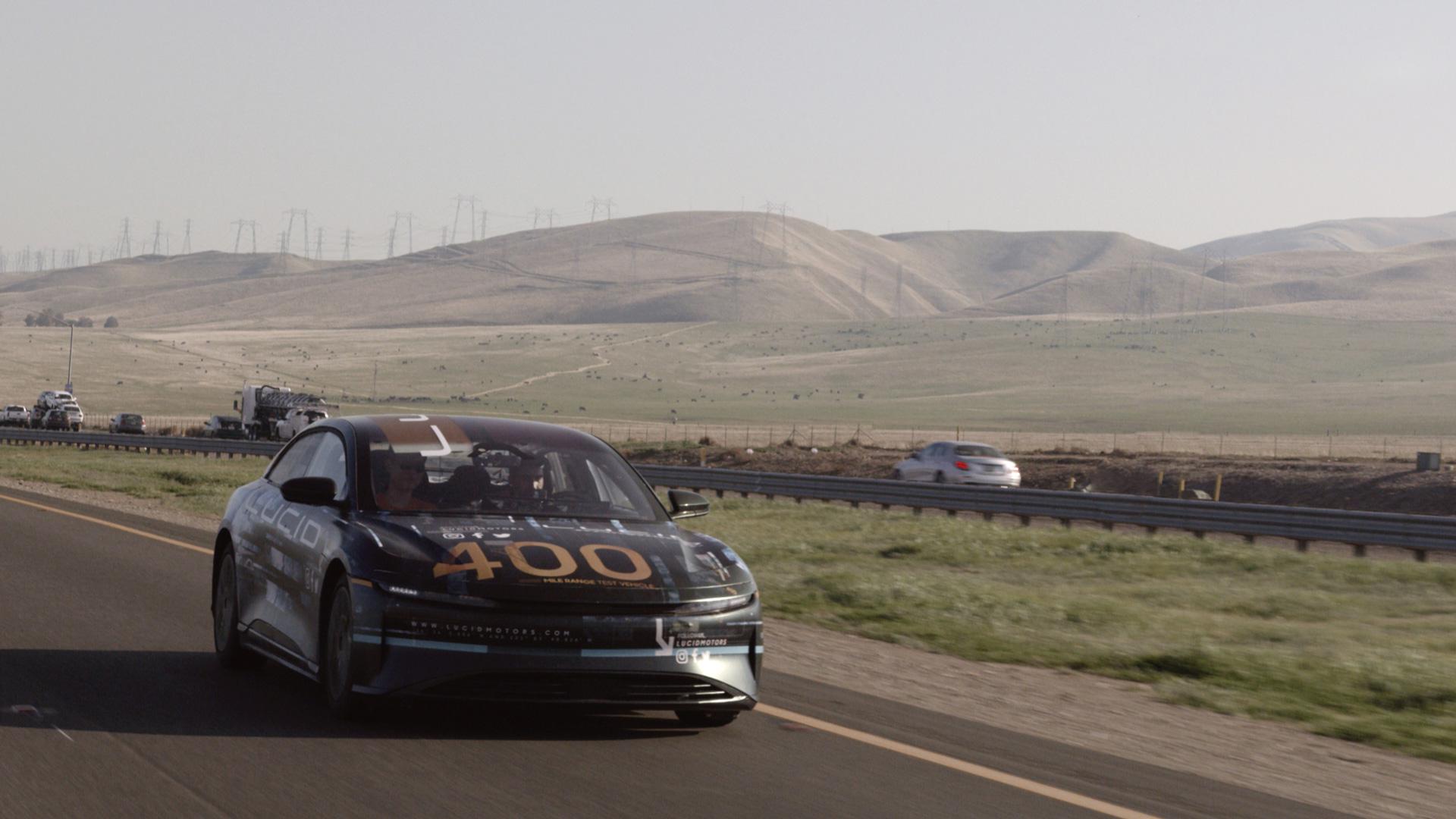 Lucid Air-Beta-Prototyp begibt sich auf Rundreise zwischen San Francisco und Los Angeles