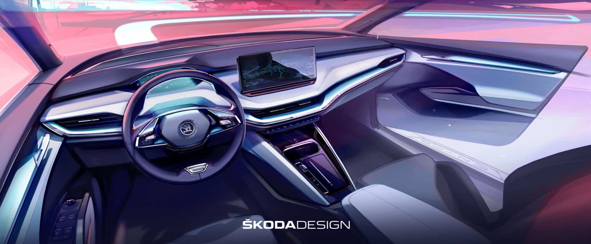 Škoda über das Design des rein elektrischen ENYAQ iV