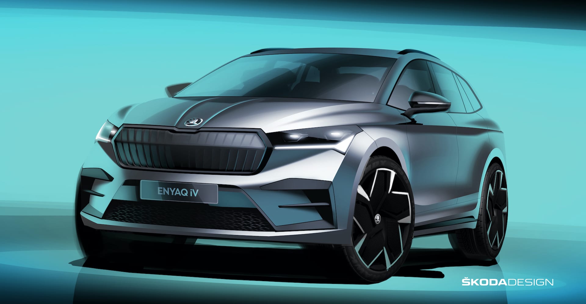 Skoda Enyaq Elektroauto SUV Design