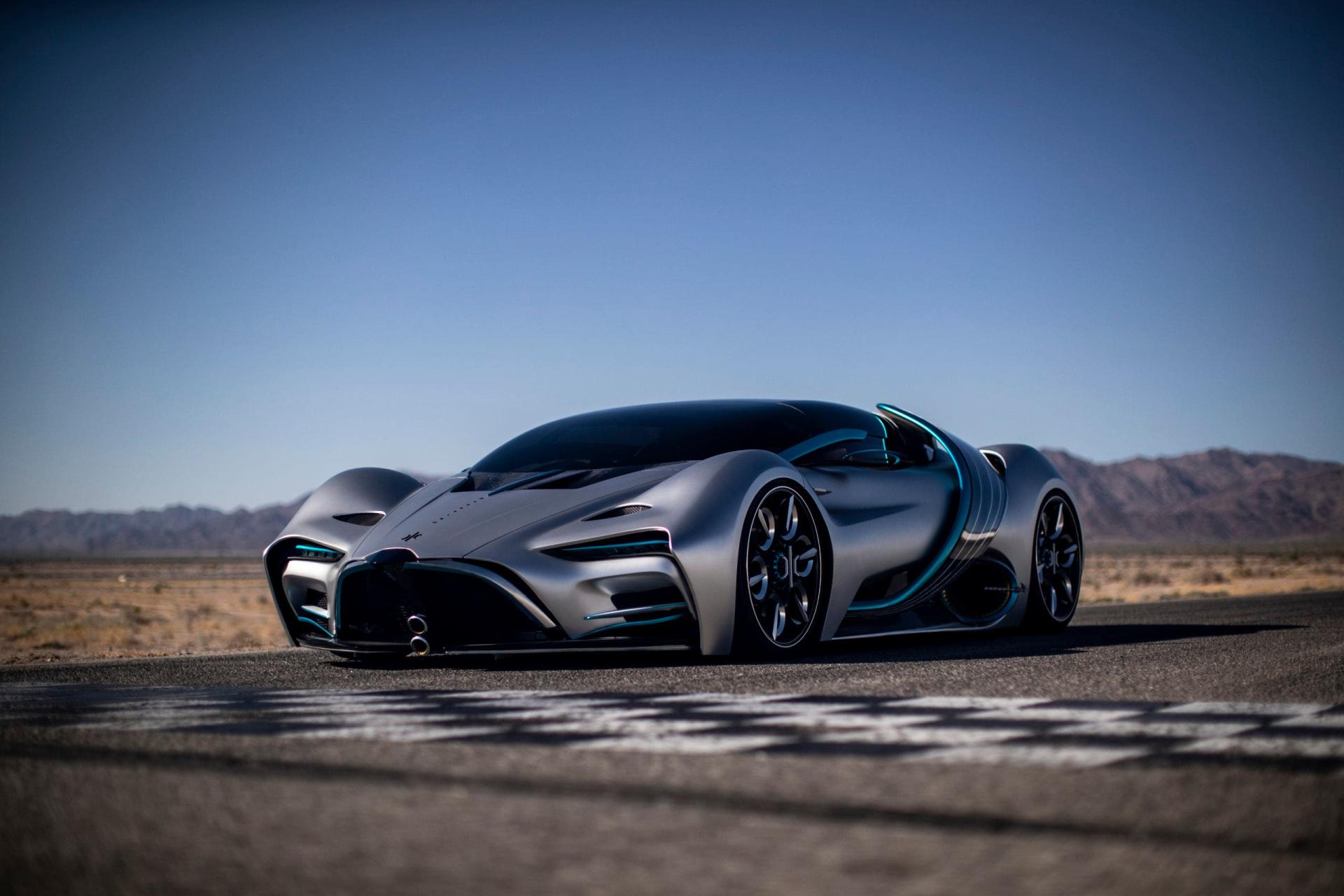 Hyperion XP-1 Wasserstoff-Supersportwagen: 1.600 km Reichweite / 335 km/h Höchstgeschwindigkeit