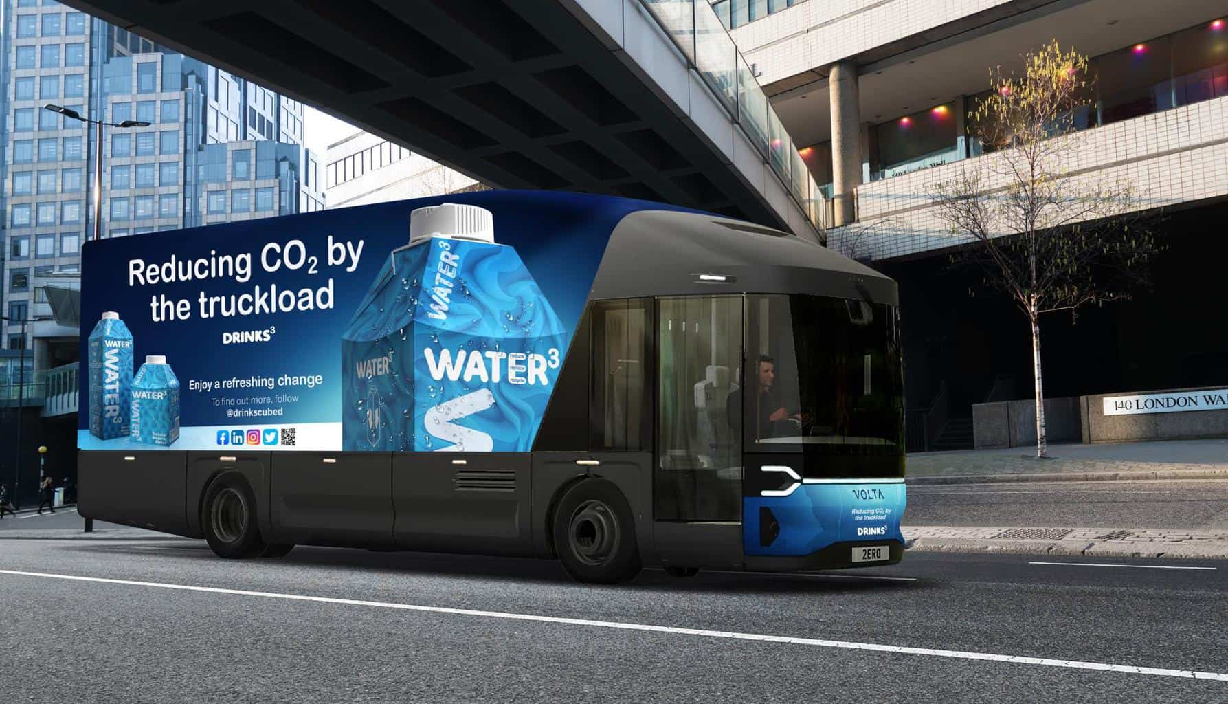 Volta Trucks findet mit Drinks Cubed ersten Kunden für seinen E-LKW