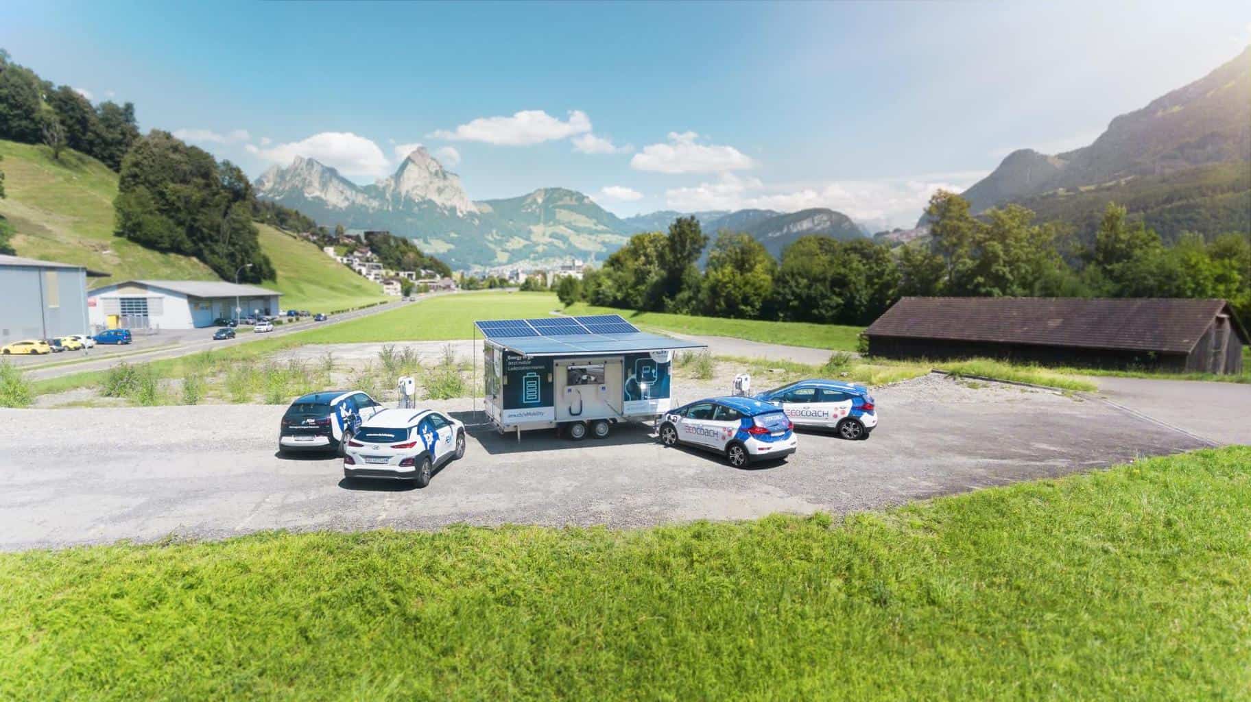 AEW Energie verspricht "Energy to go" mit mobiler Ladestation für E-Autos
