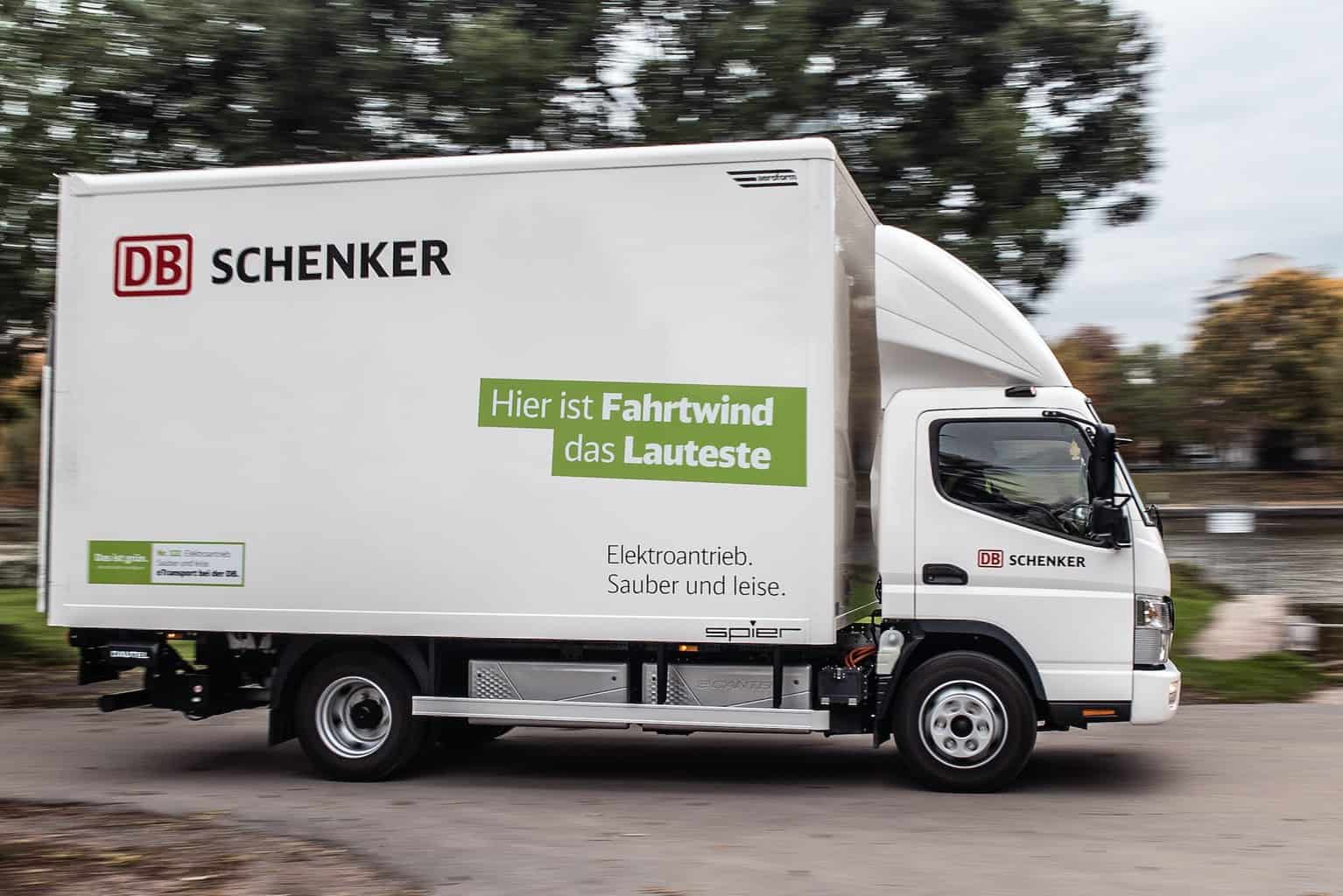 Fuso Elektrotransporter eCanter DB Schenker
