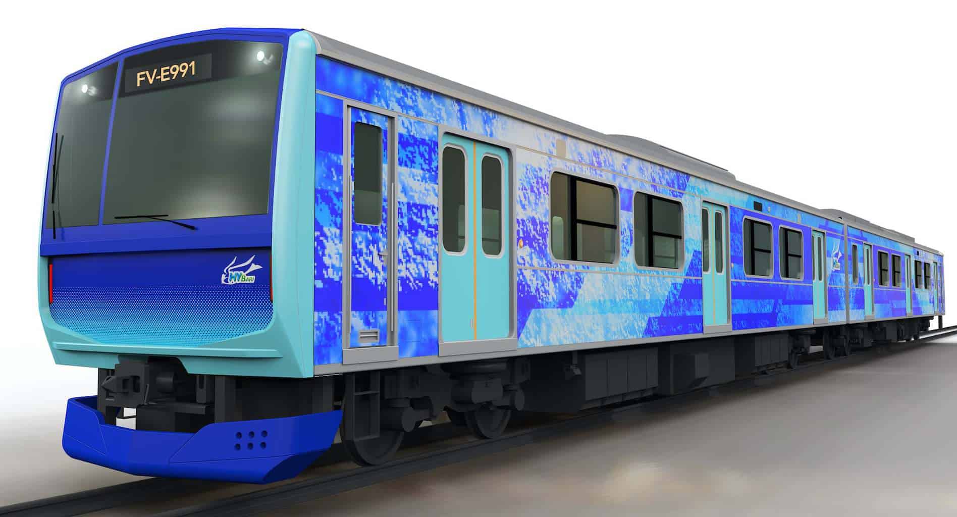 Toyota-Hitachi-Wasserstoff-Brennstoffzelle-Zug