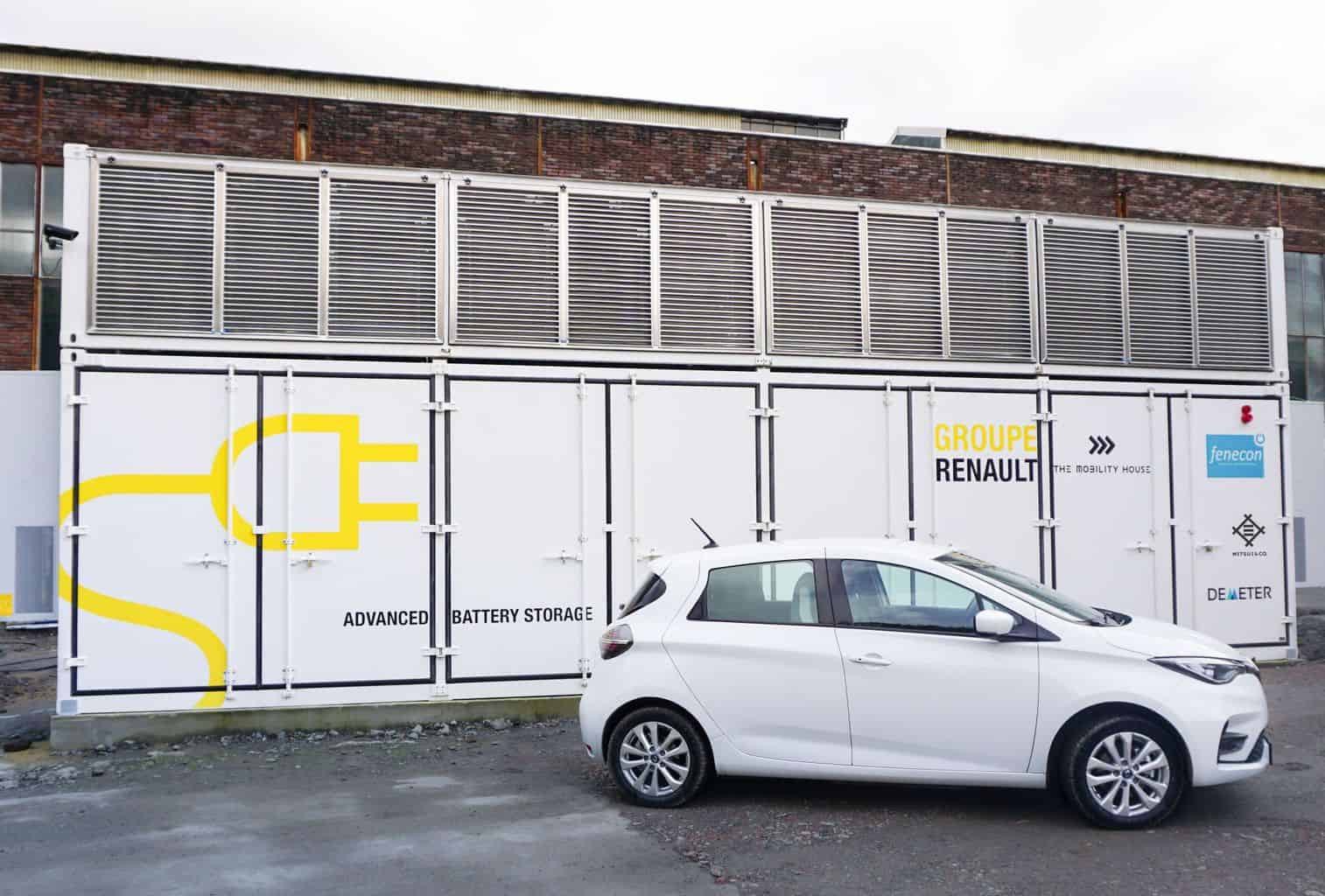 Renault macht aus ehemaligem Kohlekraftwerk ein 3 MWh-Energiespeicher