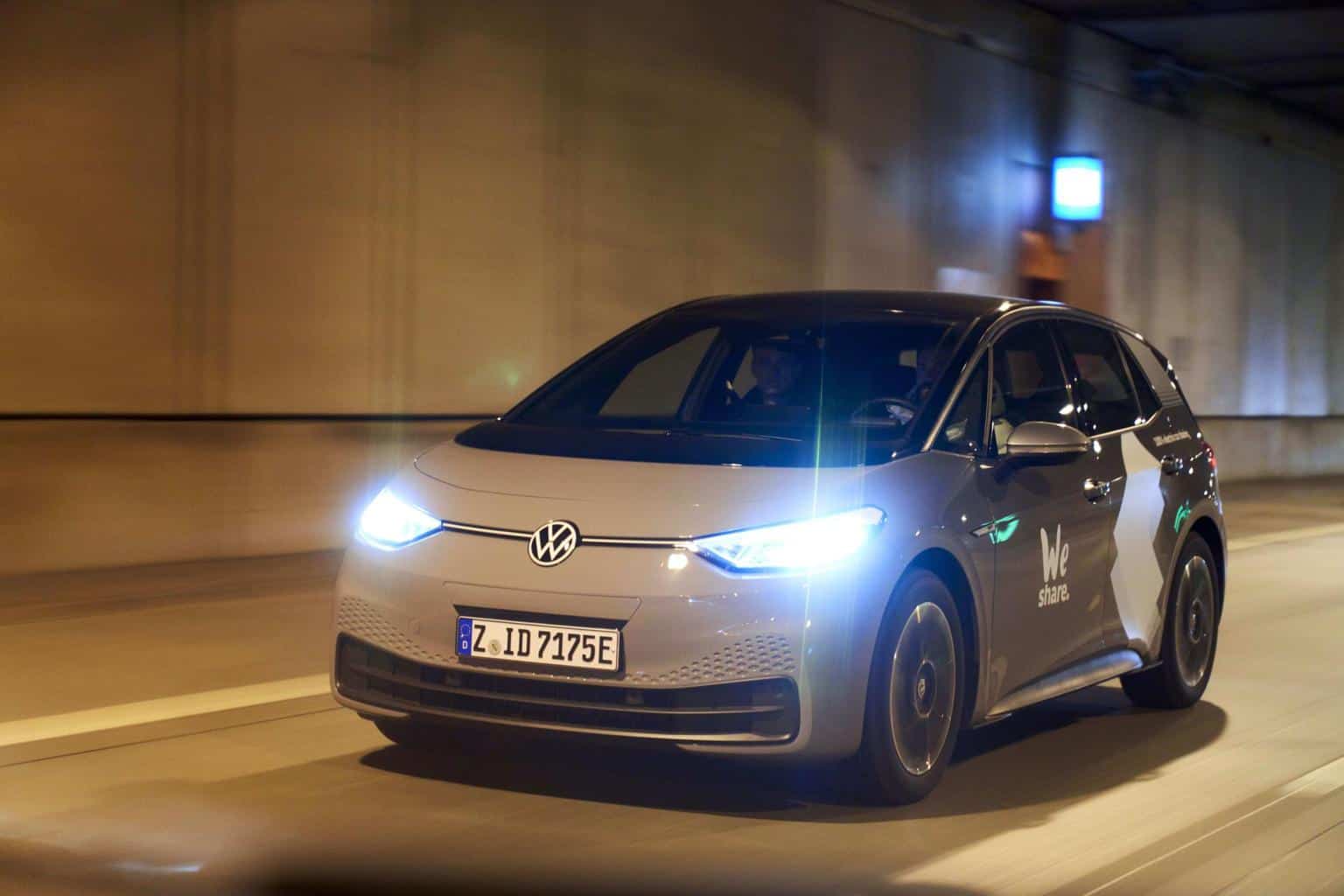 WeShare tauscht 1.500 e-Golf mit dem ID.3 aus