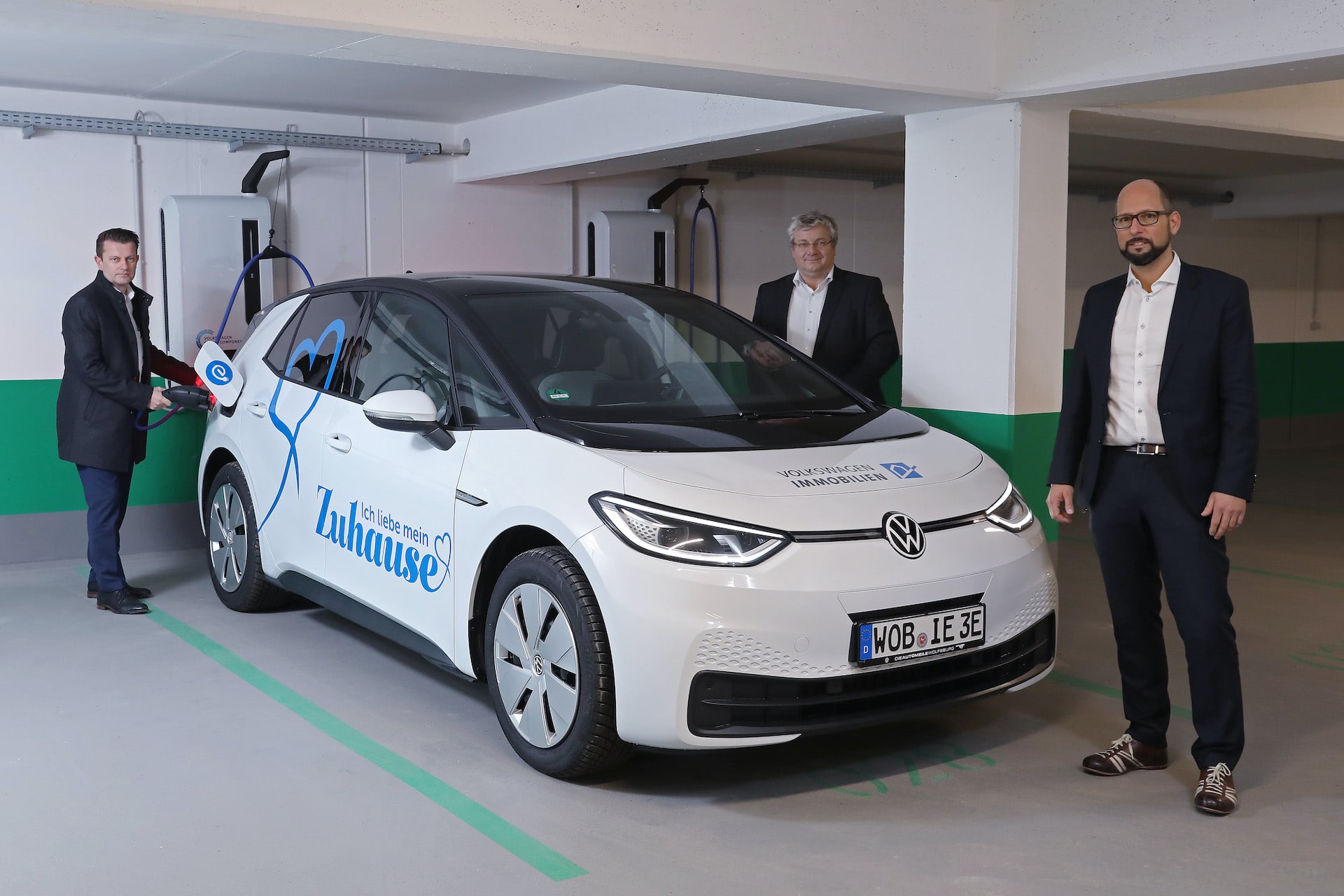 VW-Immobilien-Ladestation