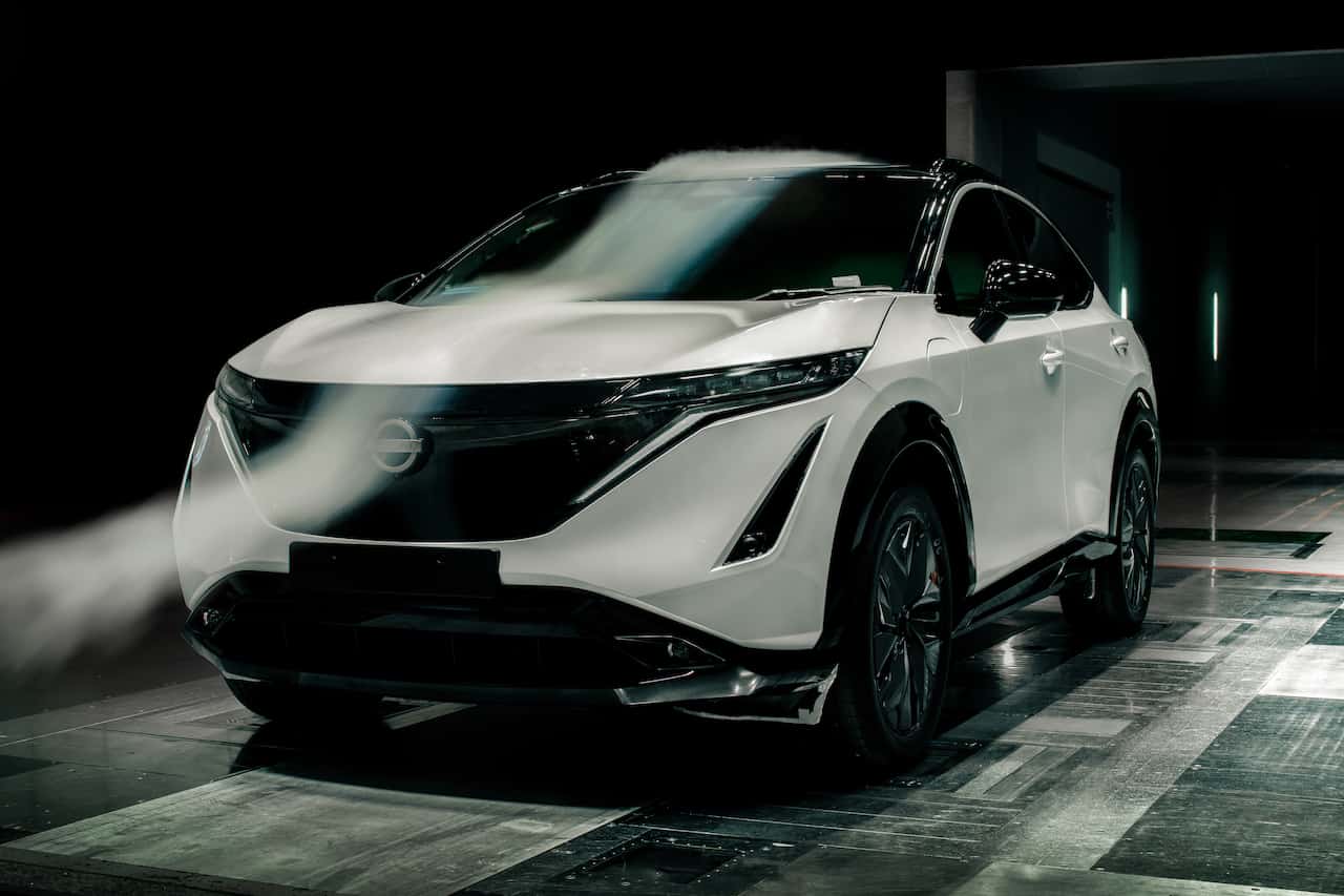 Elektroautos Nissan Ariya Aerodynamik