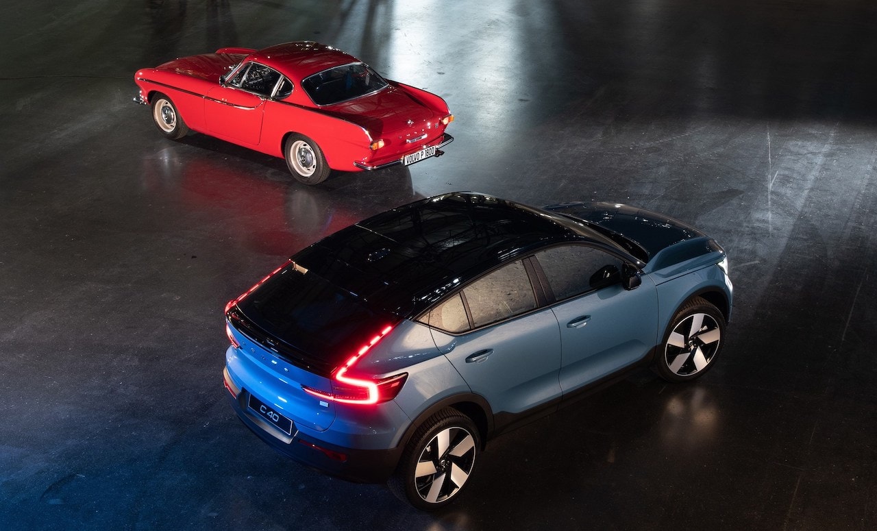 Volvo C40 Recharge und Volvo P1800
