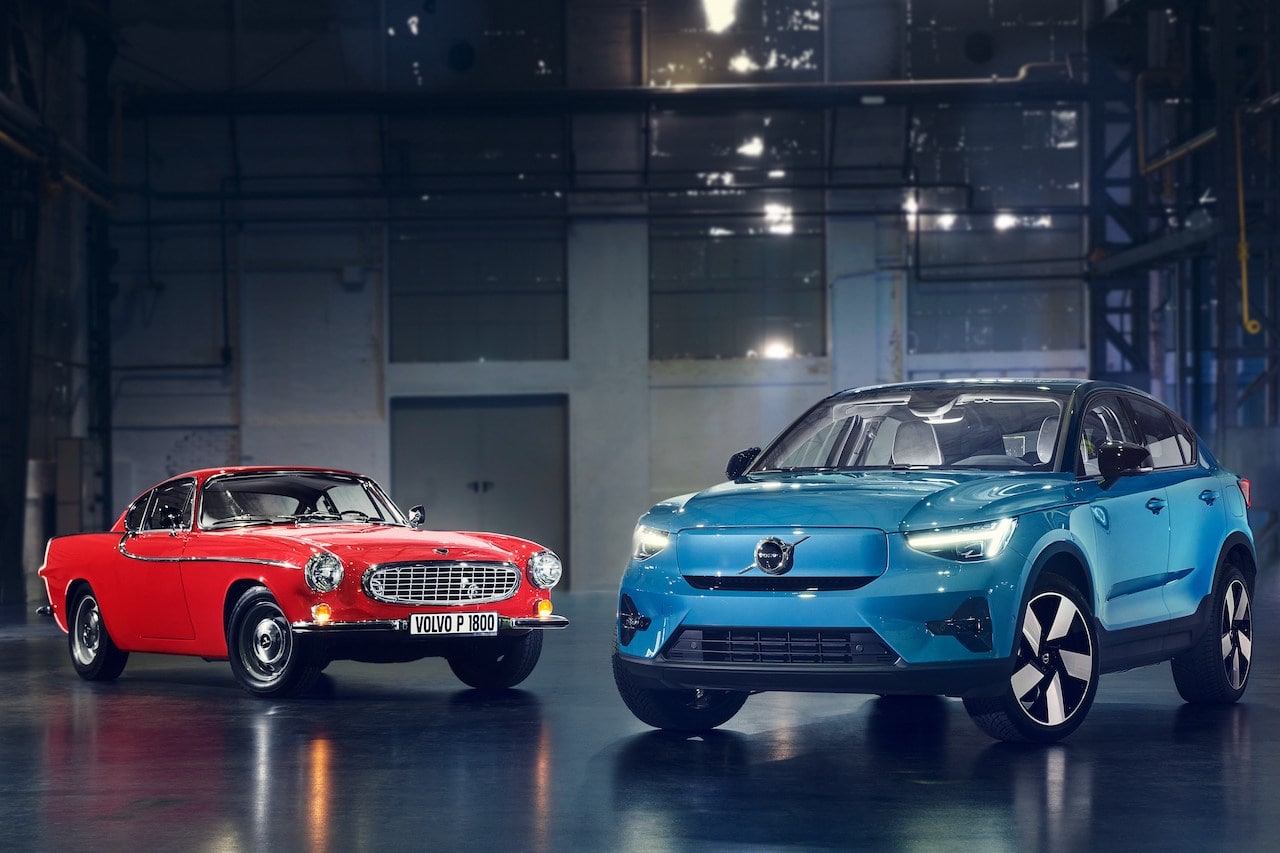 Volvo C40 Recharge und Volvo P1800