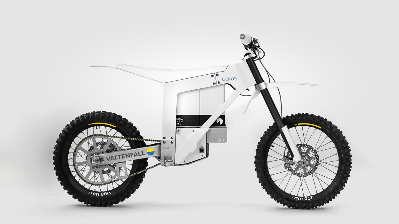 Vattenfall und CAKE entwickeln erstes fossilfreies Motorrad der Welt