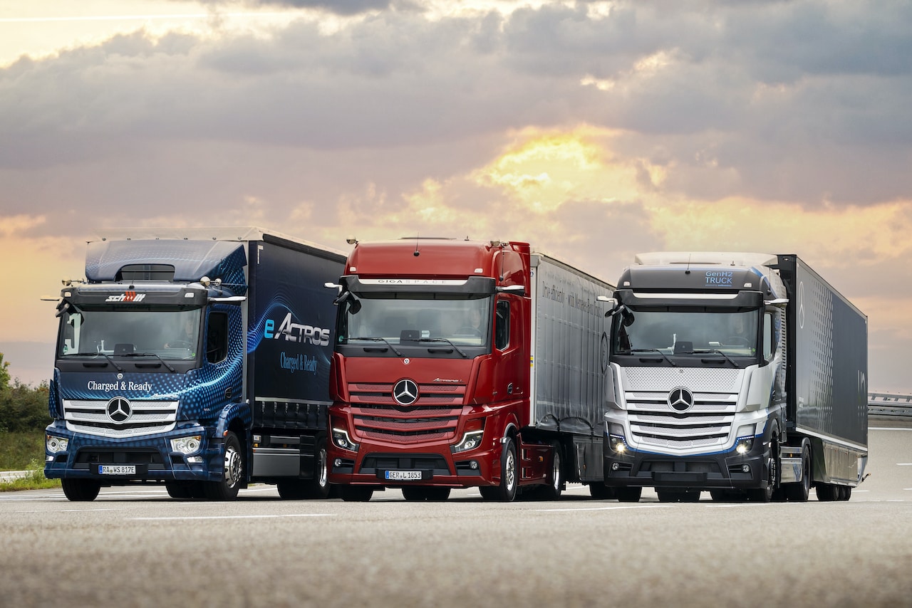Mercedes-Benz-Elektro-Wasserstoff-Lkw