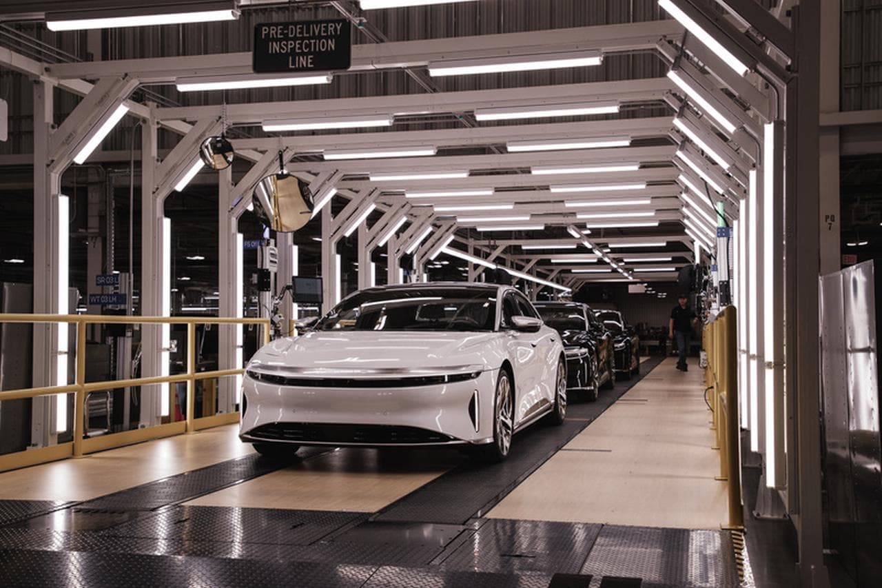 Lucid Air: Produktion gestartet - erste Auslieferungen bereits ab Oktober