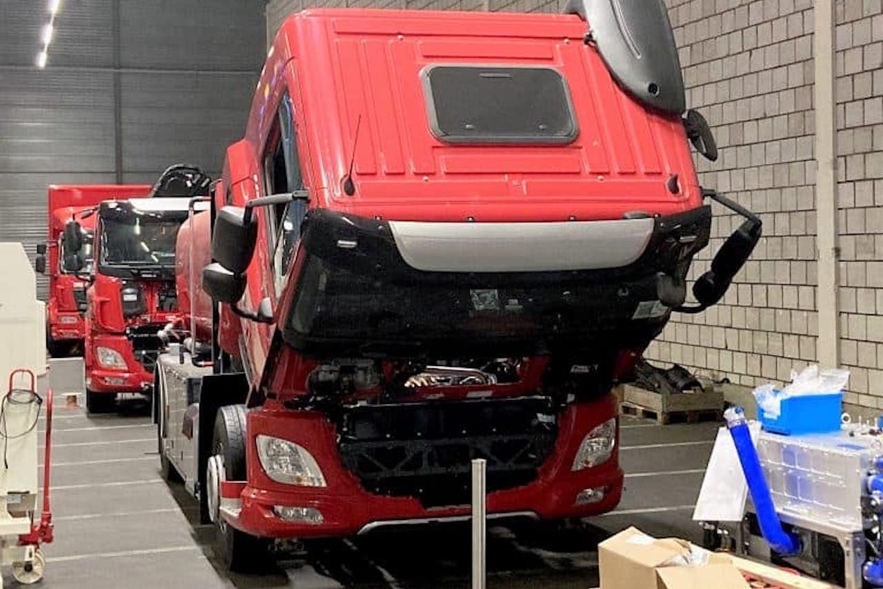 Hyzon-Wasserstoff-Lkw-Produktion