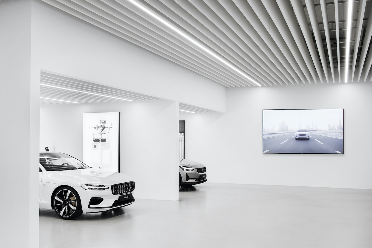 Polestar-Elektroauto-Erlebniszentrum