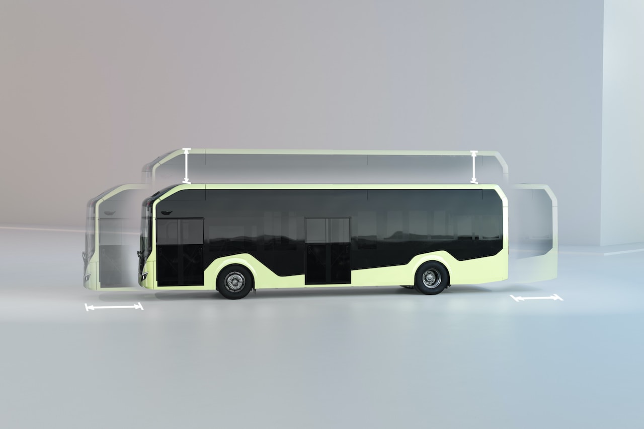 Volvo BZL Electric Elektrobus Chassis-Aufbauten