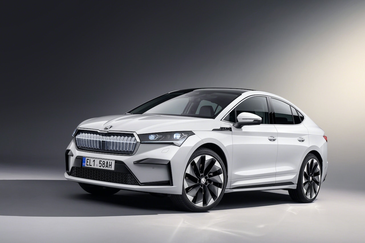 Elektroauto-Skoda-Enyaq-Coupé-Front