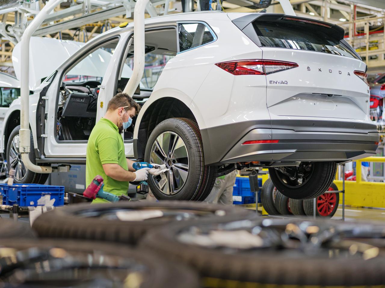 ŠKODA nimmt Produktion des ENYAQ iV wieder auf