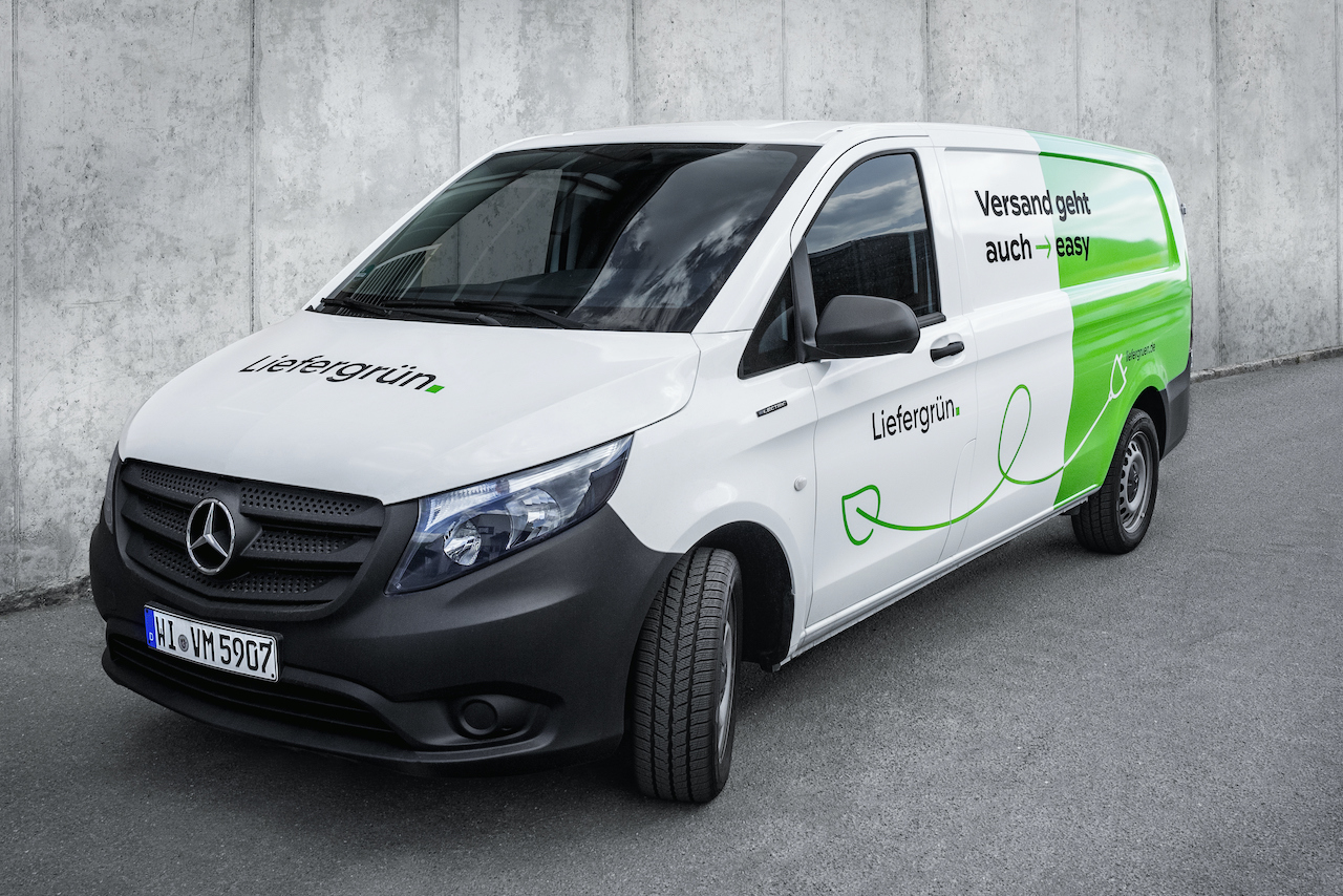 Liefergrün-Elektrotransporter-eVito