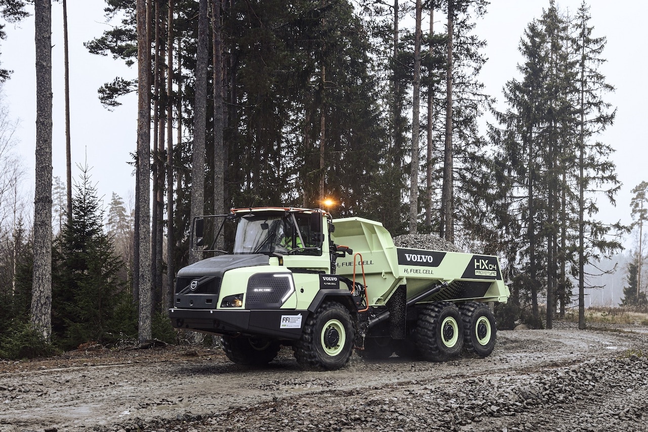 Volvo-Brennstoffzelle-Wasserstoff-Kipper-Dumper