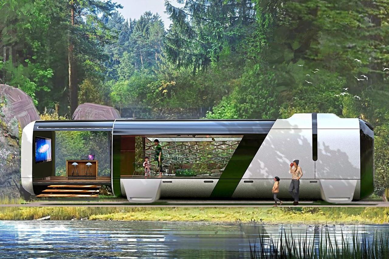 Autonom fahrendes Tiny House von VW soll Camping neu denken