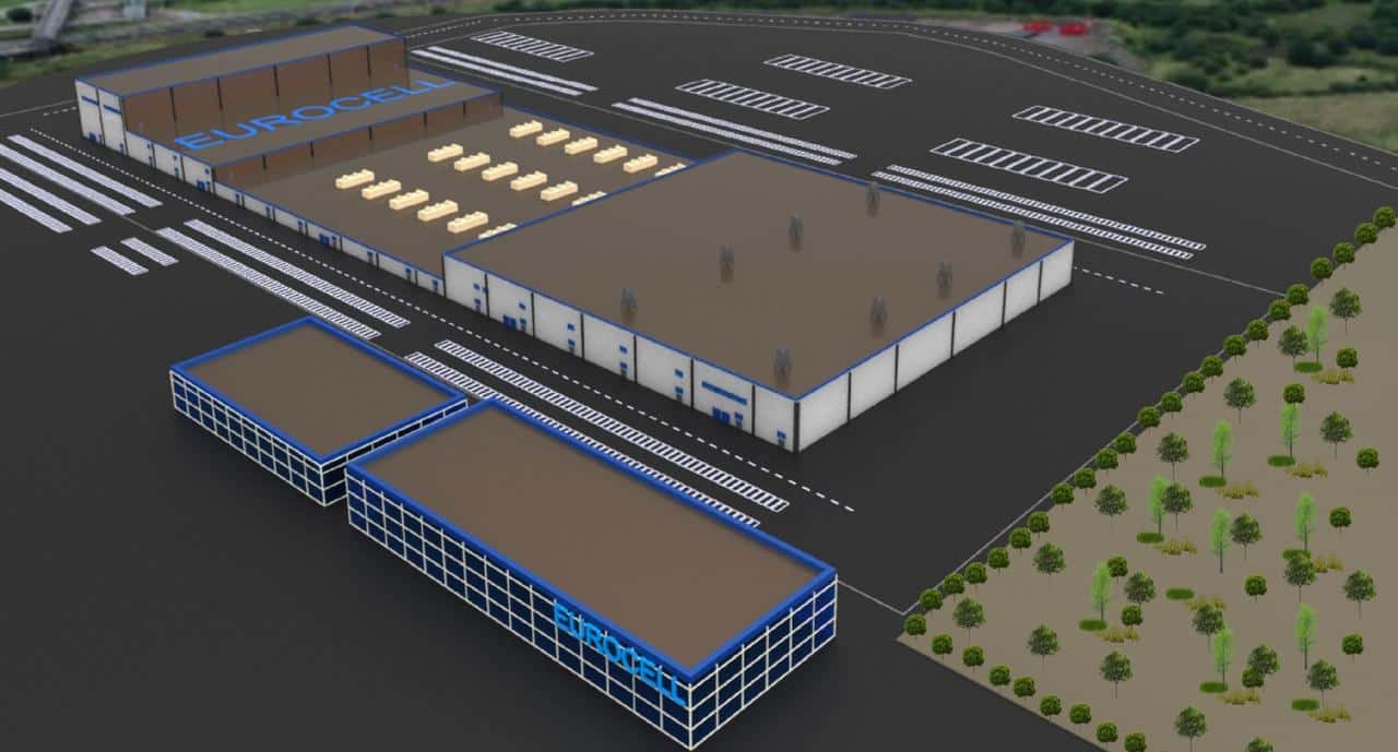 Eurocell Gigafabrik für Millionen von Batteriezellen entsteht in Niederlande